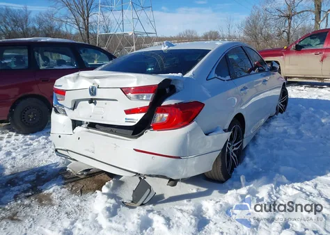 2022 Honda Accord Hybrid Touring from USA, damaged, VIN 1HGCV3F93NA001135